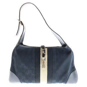 GUCCI Sherry Line Hobo Shoulder Bag Jackie Black